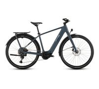 Cube Kathmandu Hybrid C:62 Pro 400Wh Electric Hybrid Bike in Spectralblue and Prism L