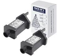 Cube-LED 2 Pcs String Lights Indoor-Outdoor Power Adapter for CZJUTAI JT-DC 31V6W /4.5W /3.6W-IP20 Christmas Lighting (ScrewSocket(Single-Mode) 31V6W)