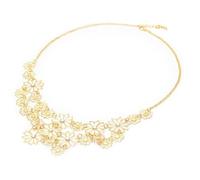 Cube-LED New Women Fashion Chain Jewelry - Exquisite Flower Bib Choker with Pendant Statement Necklace [SL06]