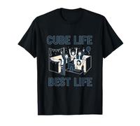 Cube Life Best Life Office Team Spirit Design T-Shirt