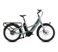 Cube Longtail Hybrid Comfort 800Wh Electric Cargo Bike in Haze and Reflex one size