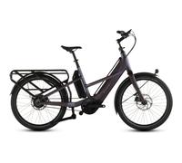 Cube Longtail Hybrid Comfort 800Wh Electric Cargo Bike in Mineralgrey and Reflex one size
