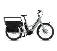 Cube Longtail Hybrid Comfort Family 800Wh Electric Cargo Bike in Haze and Reflex one size