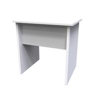 Cube Matt White Dressing Table Stool