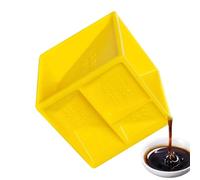Cube Measuring Gadget - Baking Cups for Cooking Prep, Non Slip Grip Support, Compact Frame Organizer Charm, Utensil Practical Arrangement, Supplies for Food Preparation, Kitchen, Bakeware