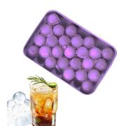 Cube Mould - 25 Compartment Drinks Maker for Kitchen - Freezer Tray with Lid | For Cooling Bourbon, Cocktails & Wine; for Motorhome, Camping, Home