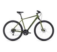 Cube Nature Hybrid Bike 2024 Shiny Moss/Black