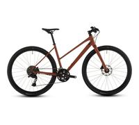 Cube Nulane Race T Hybrid Bike in Amber and Black M