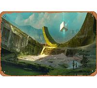 Cube of destiny Cities and Architecture Sci-fi Nature and Landscapes Classic Man Cave Wall Art Decor 8x12 inch Metal Tin Sign Plaque Poster