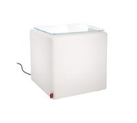 CUBE Outdoor Stool & Side Table with Glass Table Top Moree - 4260218360303