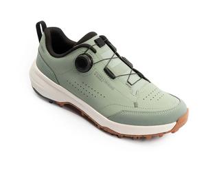 Cube OX Pro Mountain Bike Shoes in Green and Sand 11