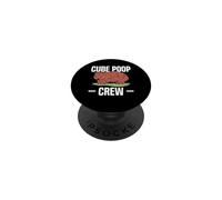Cube Poop Crew Wombat Australian Animal Lover Funny PopSockets Adhesive PopGrip