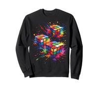 Cube Puzzle - Fun Puzzle Design Puzzle Games Sweatshirt