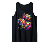 Cube Puzzle - Fun Puzzle Design Puzzle Games Tank Top