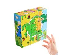 Cube Puzzle Wood - Problem Solving Logic Game, 200g Lightweight Early Education Toy, Preschool Cognitive Skill Enhancers, Natural Timber Building Blocks | Brain Teaser For Boys & Students