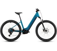 Cube Reaction Hybrid Performance EE 600Wh Electric Mountain Bike in Electricblue adn Dazzle M
