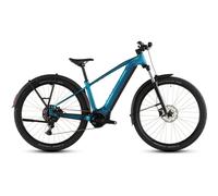 Cube Reaction Hybrid Performance FE 600Wh Electric Mountain Bike in Electricblue and Dazzle M