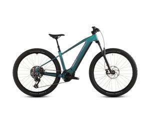 Cube Reaction Hybrid Race 800Wh Electric Mountain Bike in Polarlight and Prism M