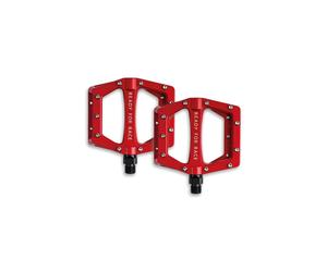 Cube RFR Flat CMPT Aluminium Pedals Red