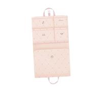 Cube Shape Suitcase Organizer Packing Cosmetic Makeup Bag Travel Pouch for Toiletries Socks Clothes Waterproof Hanging Design- Light