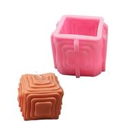 Cube Silicone Moulds Handmade Square Molds Ornament Soap Molds Epoxy Resin Plasters for Making Cube Handmade Square Silicone Ornament Plasters