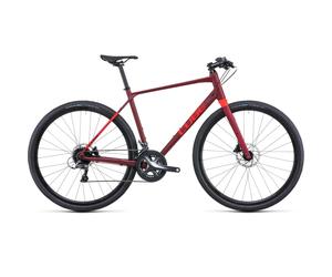 Cube Sl Road Hybrid Bike 2022 Dark red/Red