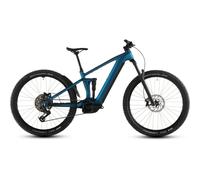Cube Stereo Hybrid ONE44 EX 800Wh Electric Full Suspension Mountain Bike in Electricblue and Blue M