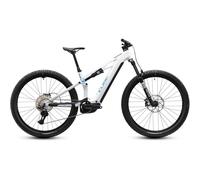 Cube Stereo Hybrid ONE44 HPC Pro 800Wh Electric Full Suspension Mountain Bike in Metallicwhite and Blue XL