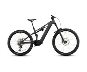 Cube Stereo Hybrid ONE77 HPC Race 800Wh Full Suspension Electric Mountain Bike in Irongrey and Black M