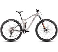 Cube Stereo One22 Race Mountain Bike 2026 - Trail Full Suspension MTB Rawmetal/Black