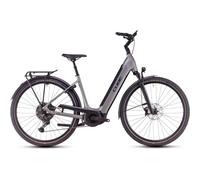 Cube Supreme Hybrid SLX EE 625Wh Electric Hybrid Bike in Grey and Lunar S