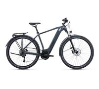 Cube Touring Hybrid One 400 Electric Bike 2022 Grey/Blue
