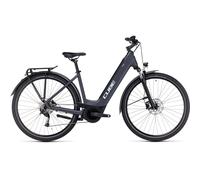 Cube Touring Hybrid One 500 Easy Entry Electric Bike 2023 Grey/White