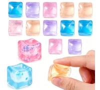 Cube Toy Set, 12 Small And 2 Large Pink And Blue Items