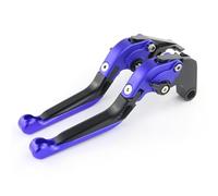 Cubecmq Clutch Brake Lever for Ducati for Monster M400 M600 695 750 800S for Multistrada 620 Motorcycle Adjustable Extendable Brake Clutch Levers Motorcycle Brake Clutch Lever(Black and Blue)