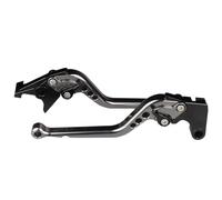 Cubecmq Clutch Brake Lever for Royal for Enfield for Classic 350CC 500CC 2017 2018 2019 2020 Motorcycle Brake Clutch Levers Handle Accessories Motorcycle Brake Clutch Lever(Long Grey)