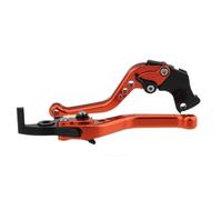Cubecmq Clutch Brake Lever for Royal for Enfield for Classic 350CC 500CC 2017 2018 2019 2020 Motorcycle Brake Clutch Levers Handle Accessories Motorcycle Brake Clutch Lever(Short Orange)