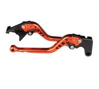 Cubecmq Clutch Brake Lever for Royal for Enfield for Classic 350CC 500CC 2017 2018 2019 2020 Motorcycle Brake Clutch Levers Handle Accessories Motorcycle Brake Clutch Lever(Long Orange)