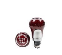 Cubecmq Gear Shift Lever Knob for A4 B6 B7 B8 A6 S4 8K A5 8T Q5 8R for S Line 12mm Carbon Fibre 6S Gear Shift Knob Stick Gaiter Boot Cover(05)