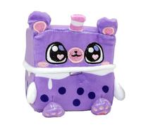 Cubeez Plush Boba 10cm - Stackable Squishy Memory Foam Soft Toy, Fun Collectible with Quirky Characters, Collect All 12 for Stacks of Fun, 10x10x10cm, Suitable from Birth