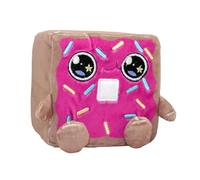 Cubeez Plush Donut 10cm - Stackable Squishy Memory Foam Soft Toy, Fun Collectible with Quirky Characters, Collect All 12 for Stacks of Fun, 10x10x10cm, Suitable from Birth