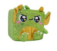Cubeez Plush Dragon 10cm - Stackable Squishy Memory Foam Soft Toy, Fun Collectible with Quirky Characters, Collect All 12 for Stacks of Fun, 10x10x10cm, Suitable from Birth