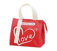 CubePlug Kids Portable Insulated Lunch Bags are Leak-Proof, Waterproof, Durable, and Suitable for picnics, Travel, Outdoor, School, and Other Places to Keep lunches Warm. (Style B Red)