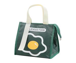 CubePlug Kids Portable Insulated Lunch Bags are Leak-Proof, Waterproof, Durable, and Suitable for picnics, Travel, Outdoor, School, and Other Places to Keep lunches Warm. (Style B Green)