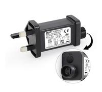 CubePlug String Lights Indoor-Outdoor Power Adapter for CZJUTAI JT-EL/FC12V12W /9W /7.2W /6W /4.5W /3.6W-IP20 Christmas Lighting, Multi Function Control Box [W3T2]