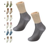 CubePlug Super Warm and Cozy Kids Merino Wool Walking Socks - 1 Pair of Winter Hiking Thick Crew Boot Socks for Toddlers, Boys and Girls - Heavy Thermal Cabin Gift Socks (UK, Age, One Size, L, Gray)