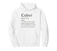 Cuber Cube Solver Definition Pullover Hoodie