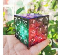 Cuberpeed Periodic Table 3x3 V2 Speed Cube Starry Sky Pattern Chemical Elements Cube 3x3x3 Educational Twisting 2025 New Version Learning Fidget Toy
