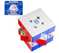 Cubershop Moyu WRM V11 20M Ball core MagLev Magnetic UV Stickerless 3x3 Speed Cube,Latest Arrival Luxury Adjustable Tension 3by3 100 Magnets WRM Pro Flagship Ultra Smooth Deluxe Magic Cloth Cube