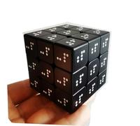 Cuberspeed Braille Magic Cube 3x3 Speed Cube 3D Relief Effect Sudoku Embossed Braille Fingerprint Speed Cube Special for The Blind Person